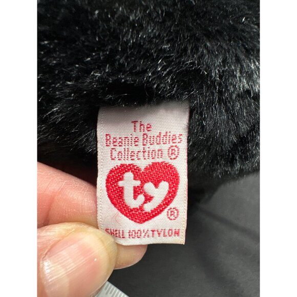 Ty Beanie Buddies 1999 Congo Monkey 11" Plush Toy Black Brown Pellets - Picture 5 of 8
